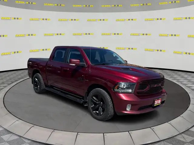 2018 RAM 1500 Sport 4x4 Crew Cab 5'7' Box Ltd Avail