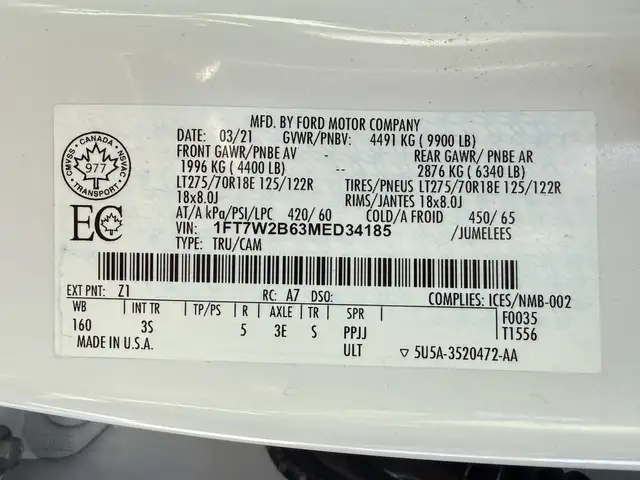 2021 Ford F-250 XLT 4x4 Crew Cab 8 Foot Box with Headache Rack - Photo 61