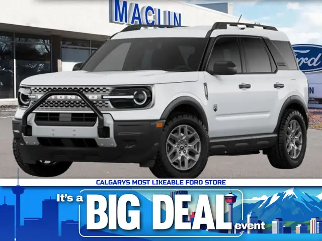 2026 Ford Bronco Sport BIG BEND | BLACK DIAMOND OFF ROAD PACKAGE