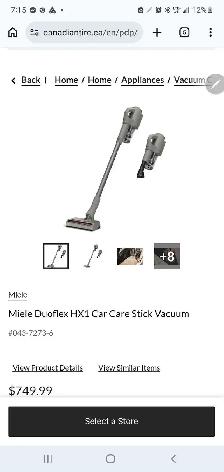 Miele Duoflex HX1 Vacuum