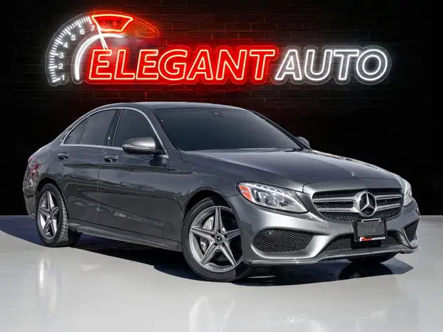 2018 Mercedes-Benz C-Class 300 AMG SPORT PKG|NAV|PANOROOF|B.SPOT