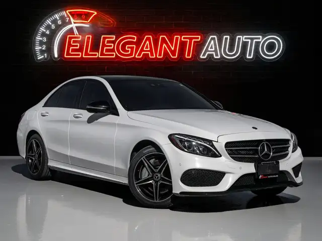 2018 Mercedes-Benz C-Class 300|AMG|NIGHT|NAV|PANOROOF|360CAM|CLE