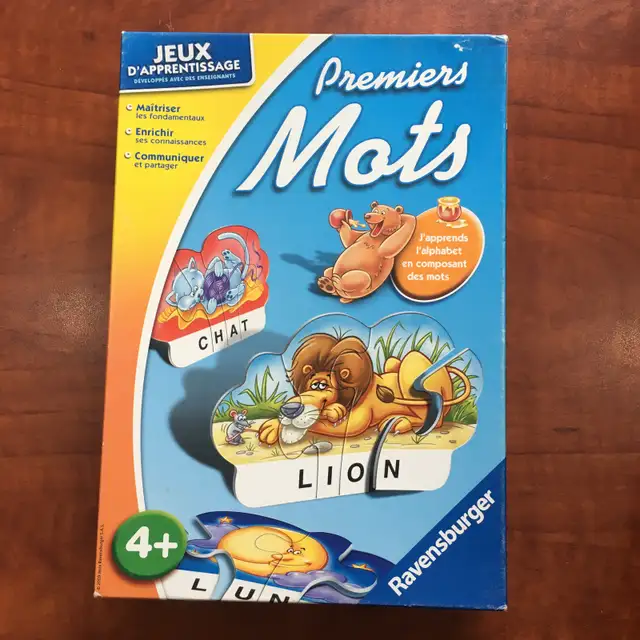 Jeux éducatifs (10 jeux) - enfants / famille : 4 à 6 ans   (No3)