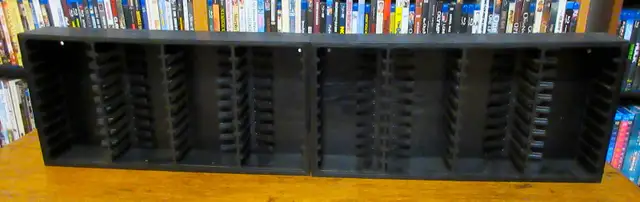 Pair of Wooden 40 Cassette Tape Holder / Rack,  Great Condition - Photo 7