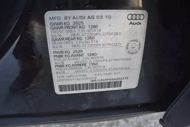 2010 Audi Q5 3.2 quattro Premium - Photo 7