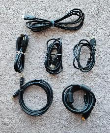 BRAND NEW HDMI CABLES - ASSORTED (6 QTY)