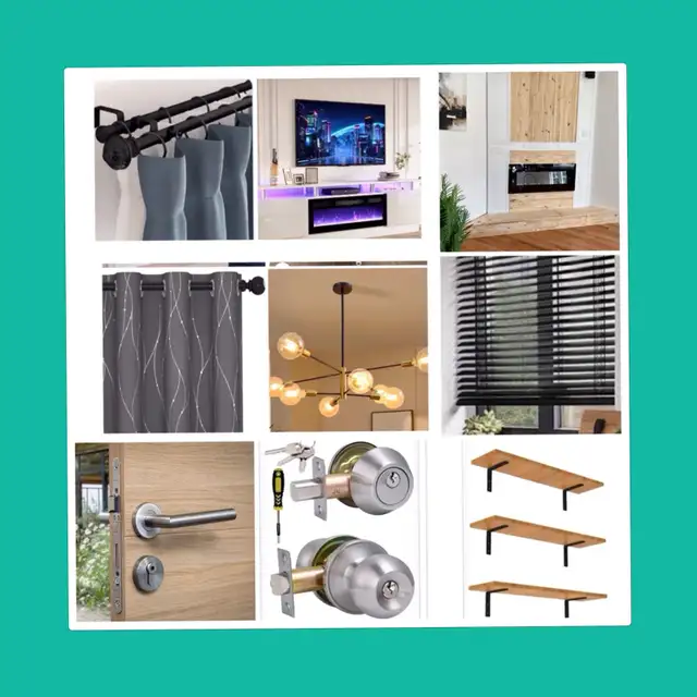 assemblage de meuble,installation de rideaux et stores!