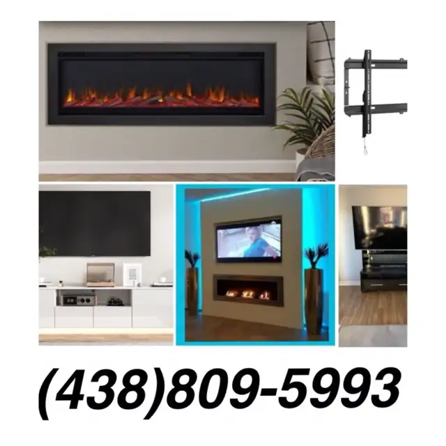 installation de télévision,support télé inclut!