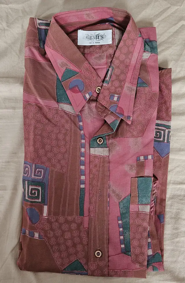 NEW MEN'S FORMAL LONG SLEEVE SHIRT (LARGE - 3 QTY) - Photo 3