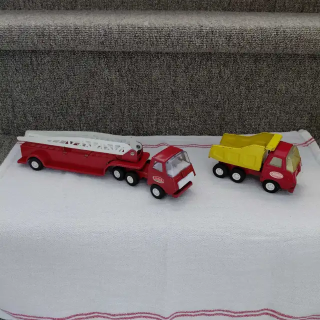2 camions jouets vintage mini Tonka - Photo 2