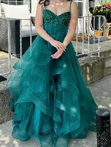 Beautiful Emerald Grad Dress