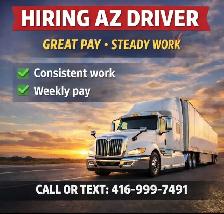 HIRING AZ DRIVERS – START ASAP