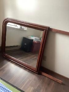 Mirror from a large dresser