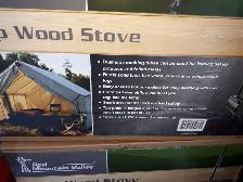 Wood-Burning Camp Stove.