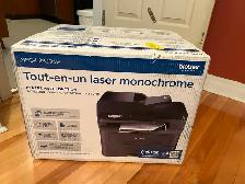 L'imprimante Brother neuve, MFC L-2820DW, tout-en-un, laser