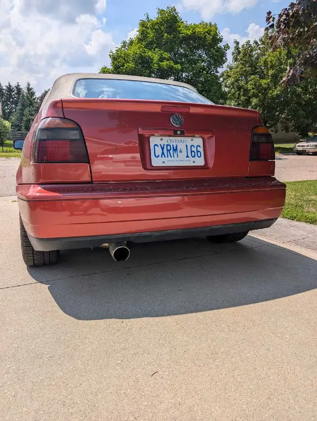 1996 VW Cabrio MK3 – Rare Cinnabar Metallic | Clean - Photo 2
