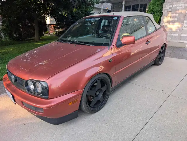 1996 VW Cabrio MK3 – Rare Cinnabar Metallic | Clean - Photo 3