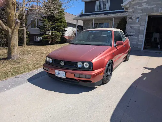 1996 VW Cabrio MK3 – Rare Cinnabar Metallic | Clean - Photo 4