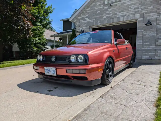 1996 VW Cabrio MK3 – Rare Cinnabar Metallic | Clean - Photo 5