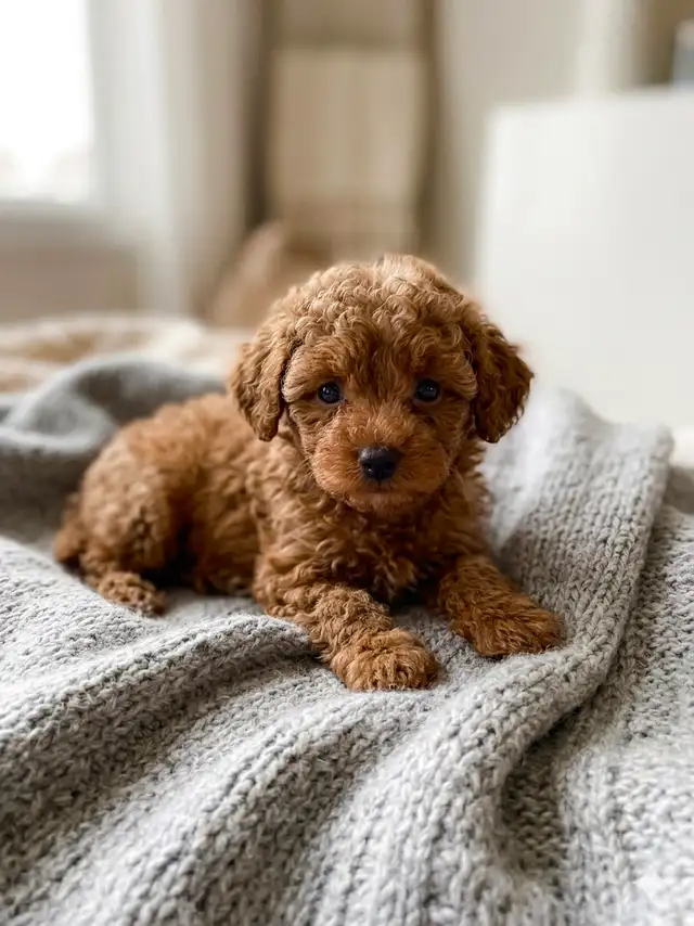 toy / mini poodle puppy / caniches chiot