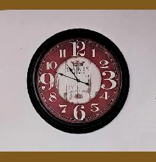 LARGE BISTRO WALL CLOCK,  PARIS FRANCE STYLE, WORKS