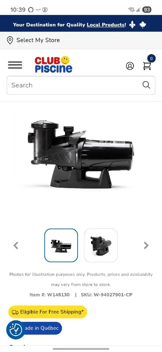 1.5 hp above ground pool pump - Photo 3