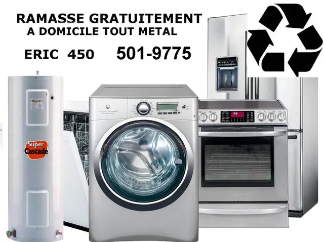 récupération GRATUITEMENT a domicile  tout électros