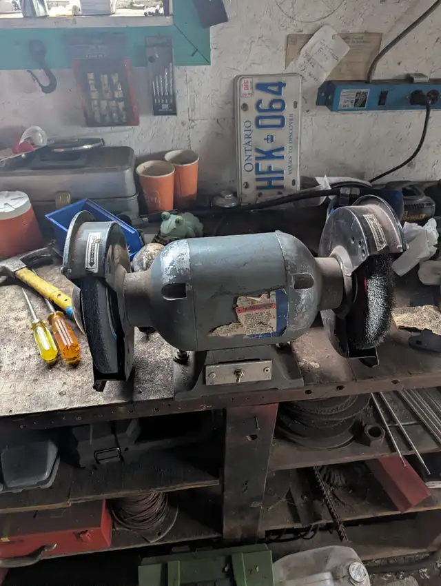 Commercialize drill press and grinder and chop saw and three ben - Photo 5