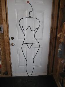 Metal mannequin form