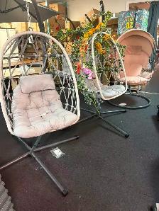 Brand New 1-Seat or 2-Seat Hanging Egg Chair  From $199 or $299