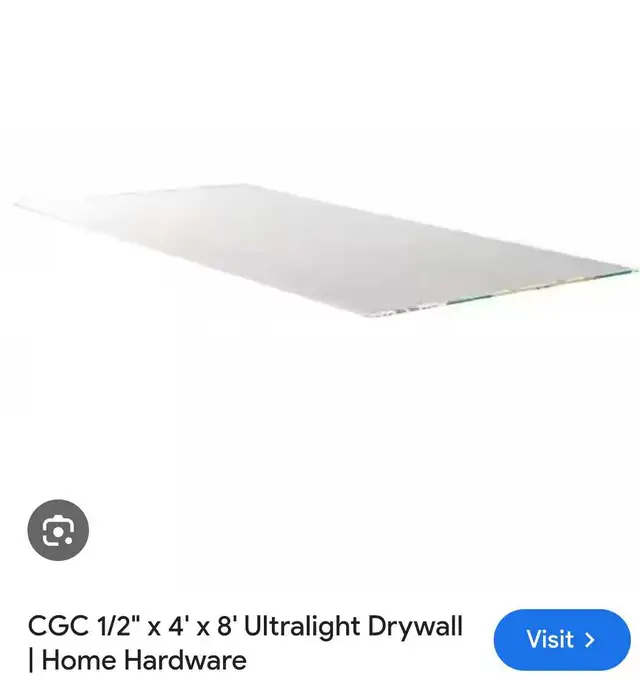 Drywall piece 4x8ft Free