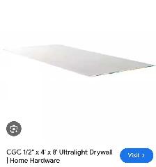 Drywall piece 4x8ft Free