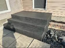 Granite grip concrete steps coating