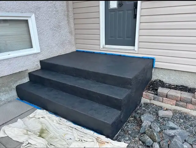 Granite grip concrete steps coating - Photo 3