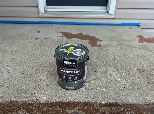 Granite grip concrete steps coating - Photo 5