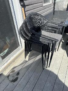 Patio table and chairs