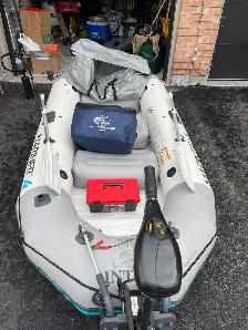 Intex Family Inflatable Boat Setup (Recreational & Fishing)