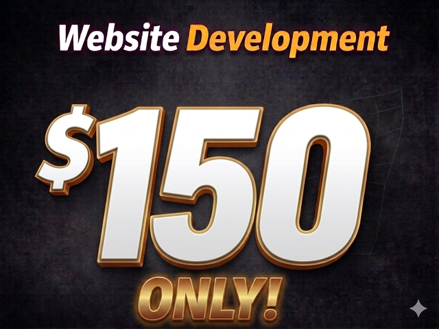 Professional Website for $150 for New Startup