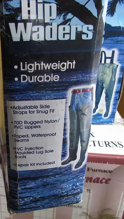 Hip Waders New in the Box (up to sz 12)