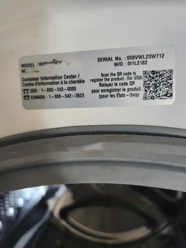 LG Washer Front Loading - Photo 9