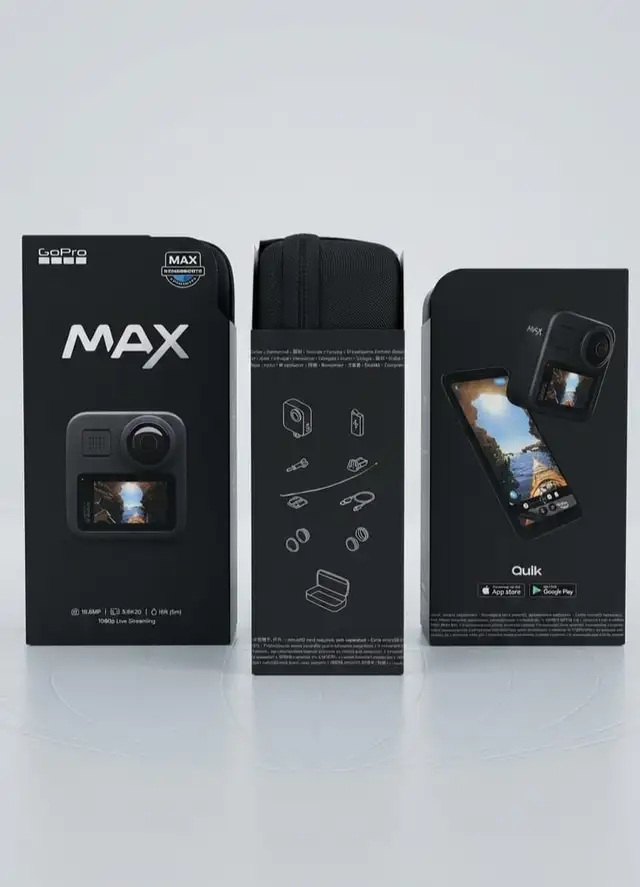 GOPRO MAX - 360 ACTION CAMERA (COMPLETE BOX & ACCESSORIES)