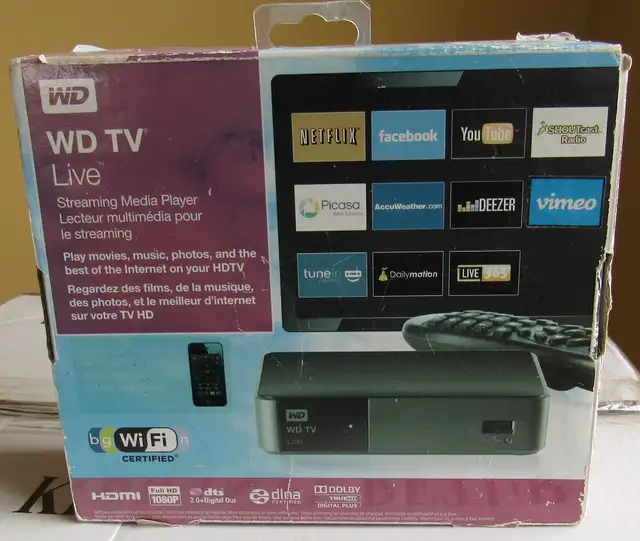Western Digital TV media box