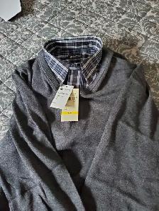 new shirt and sweater