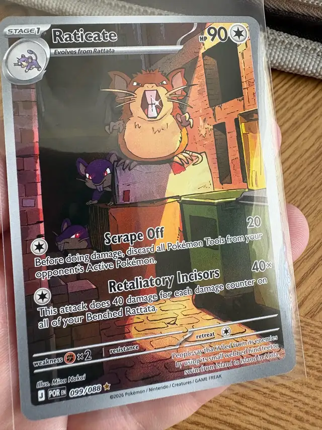 Raticate Pokemon Card