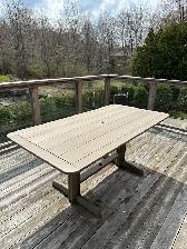 Outdoor Patio Dinning Table - All Season Heavy Duty HDE