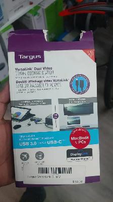 VersaLink Targus  Dual Video Travel Docking Station