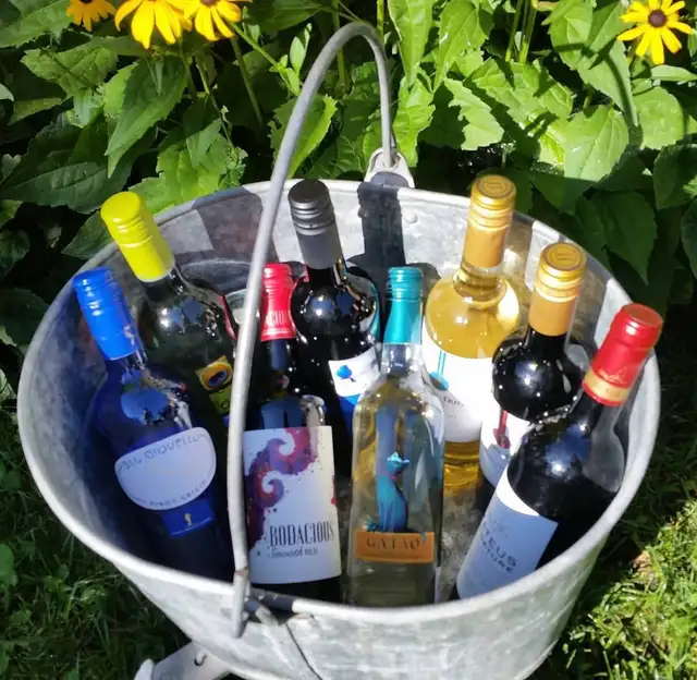 Vintage Galvanized Industrial Pail Wine Cooler - Photo 2