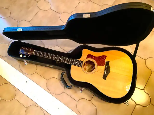 TAYLOR 310ce ALL SOLID Wood Guitar with Taylor Archtop CASE !