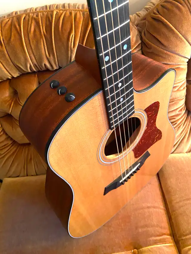 TAYLOR 310ce ALL SOLID Wood Guitar with Taylor Archtop CASE ! - Photo 6