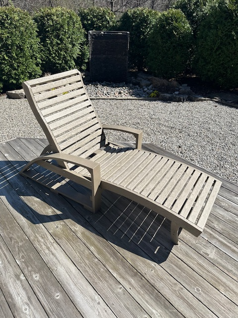 Chaise Lounge chair patio - Heavy Duty HDE Plastic